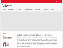 Tablet Screenshot of followme-tandem.com
